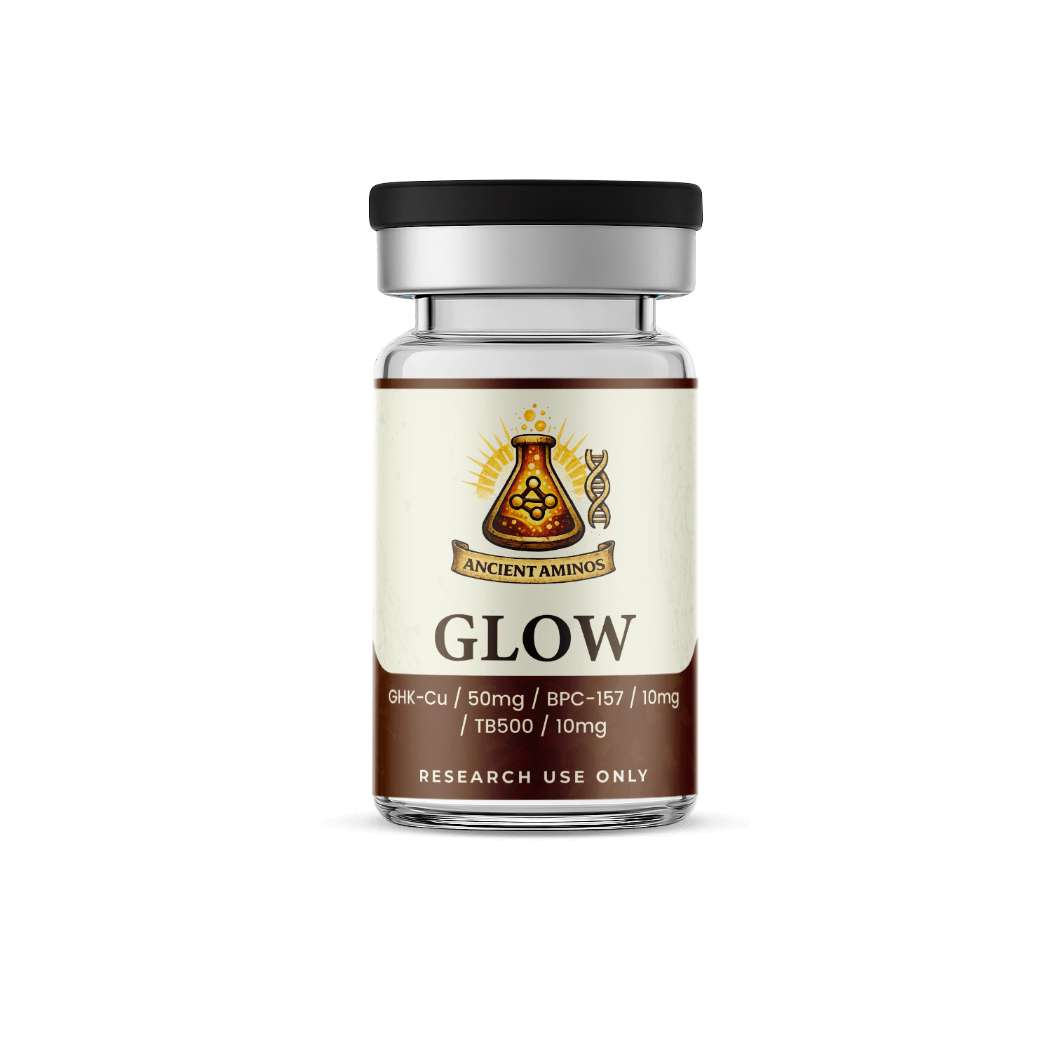 GLOW GHK-Cu (50mg) / BPC-157 (10mg) / TB500 (10mg)