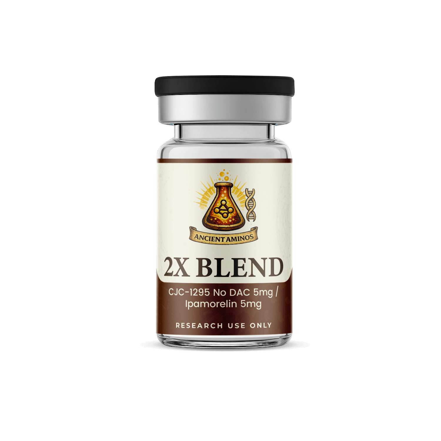 2X Blend CJC-1295 Without DAC (5mg) / Ipamorelin (5mg)